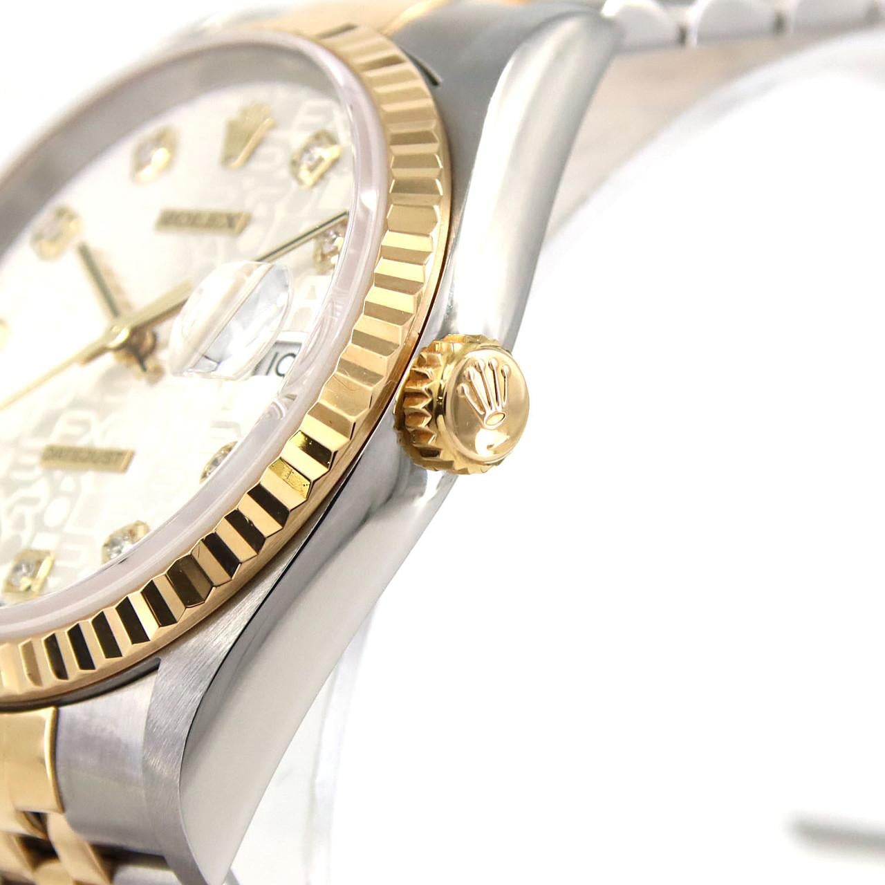 ロレックス デイトジャスト 16233G SSxYG 自動巻 Y番