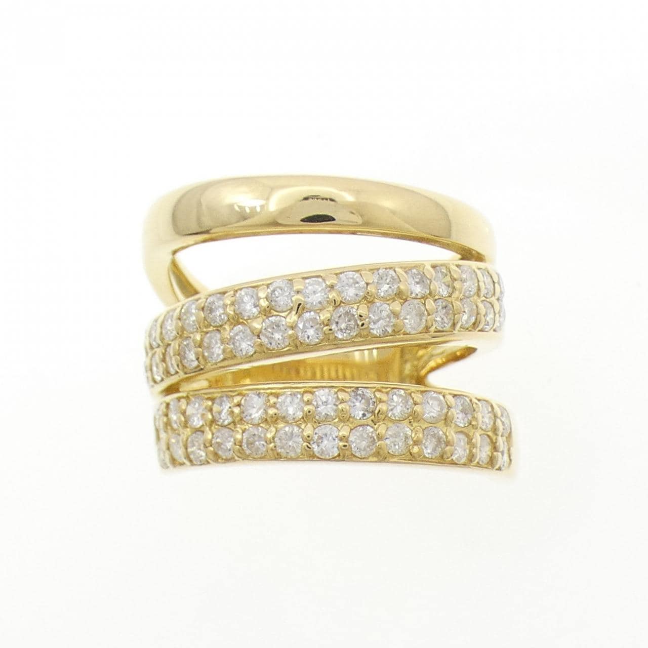 K18YG ダイヤモンド リング 1.20CT