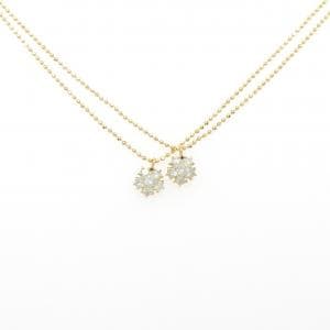 K18YG ダイヤモンド ネックレス 0.40CT