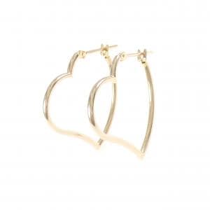 K18PG ハート ピアス