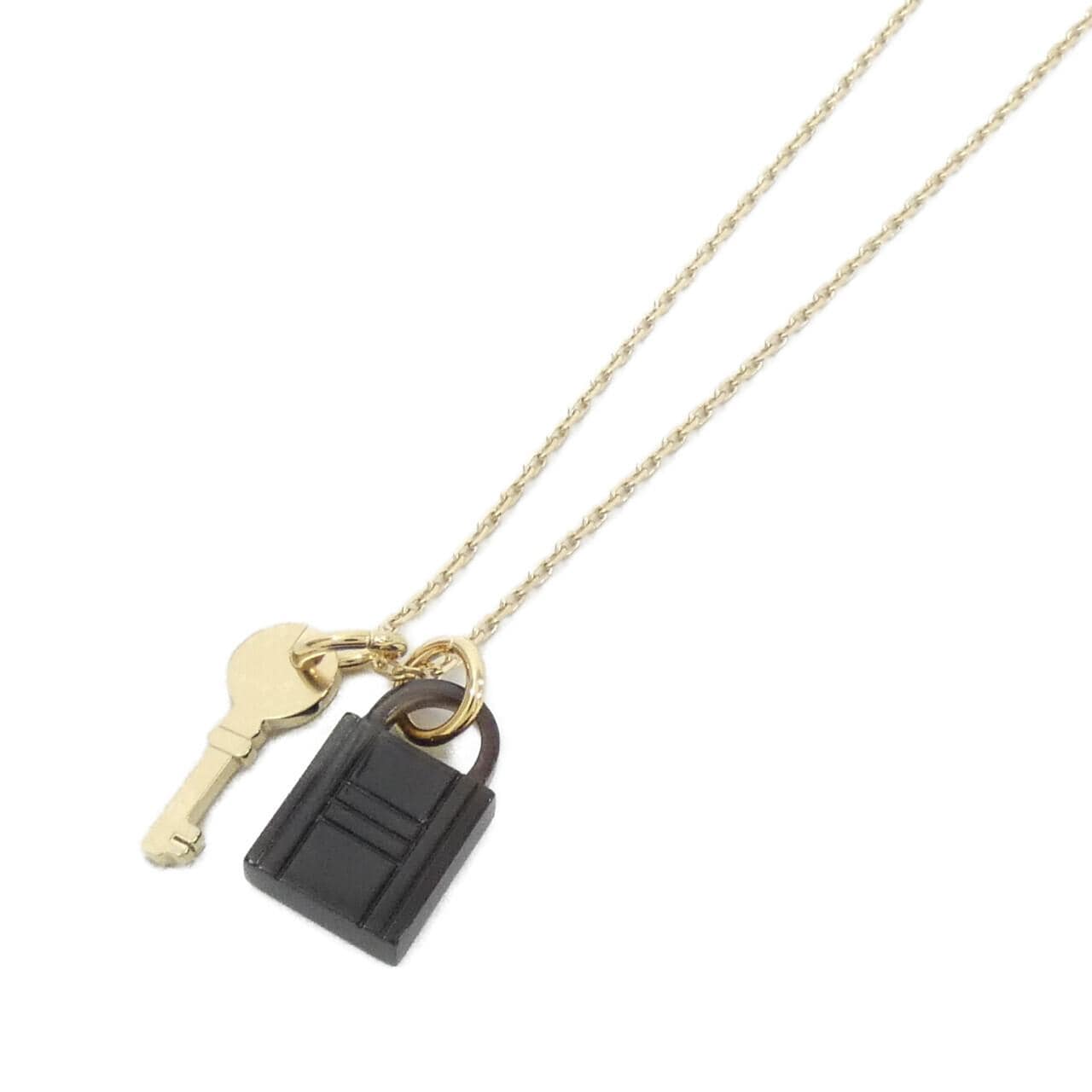 エルメス アミュレット パドロック PM 057027FD ネックレス