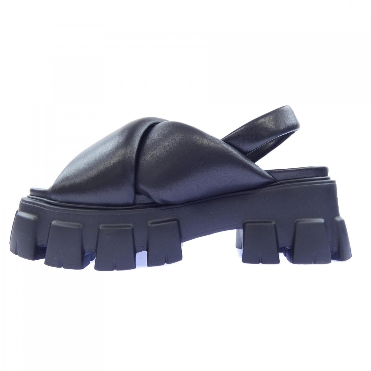 プラダ PRADA モノリス サンダル 1X123N トライアングルロゴ サンダル