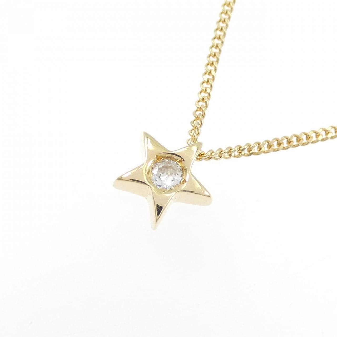 K18YG ダイヤモンド ネックレス 0.05CT
