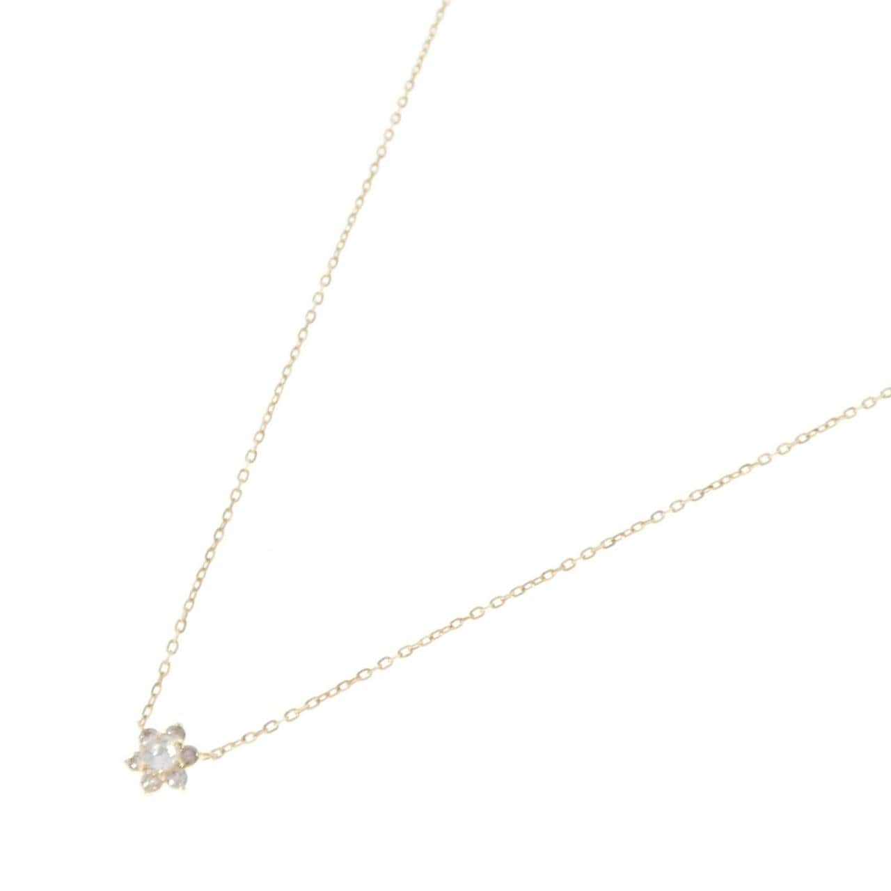 アガット ダイヤモンド ネックレス 0.1CT