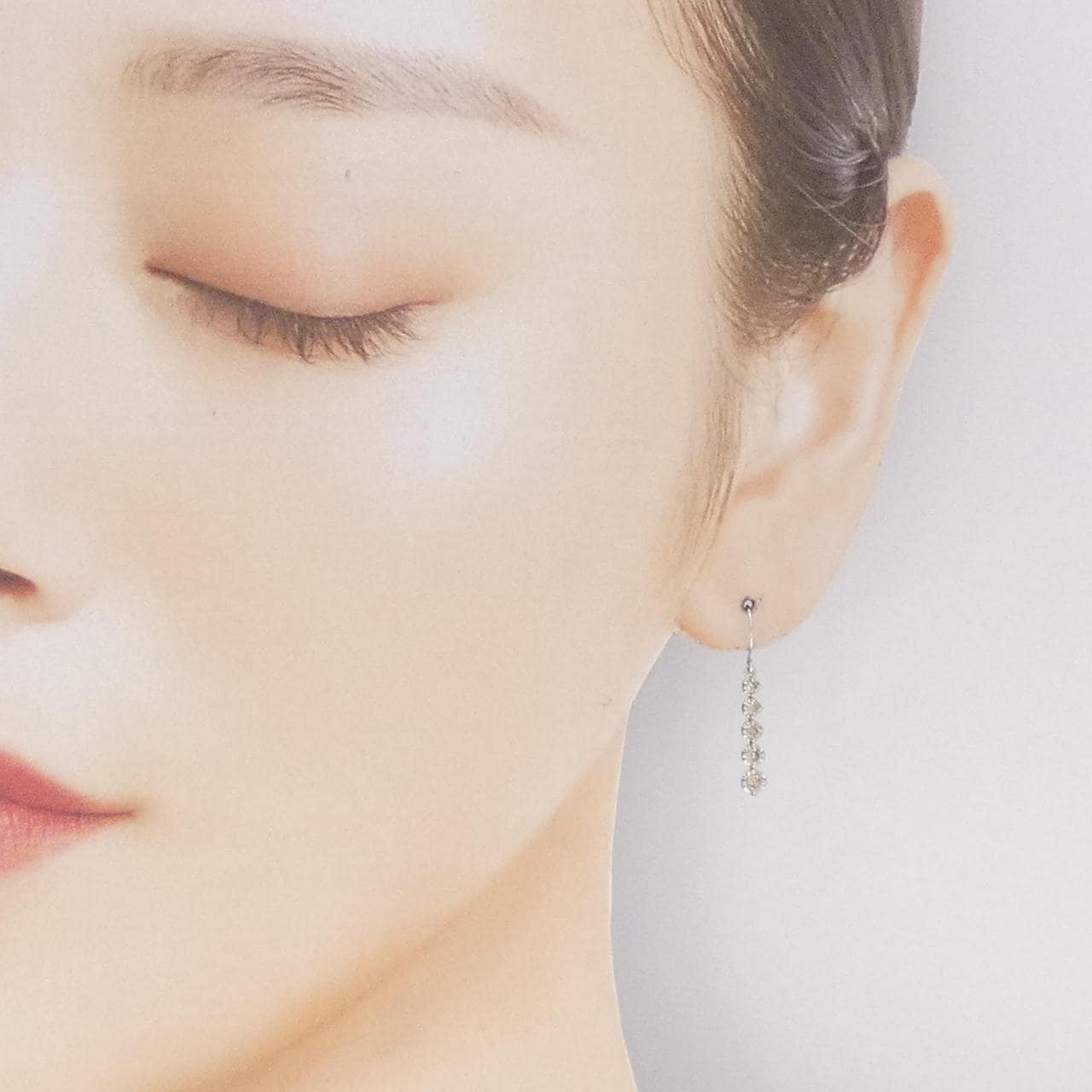 PT900/PT950 ダイヤモンド ピアス 0.30CT
