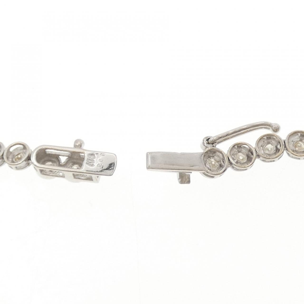 K18WG ダイヤモンド ネックレス 2.00CT