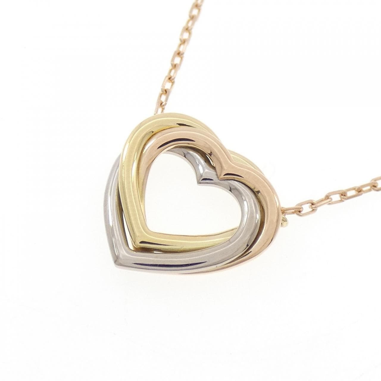 カルティエ トリニティ ハート ネックレス