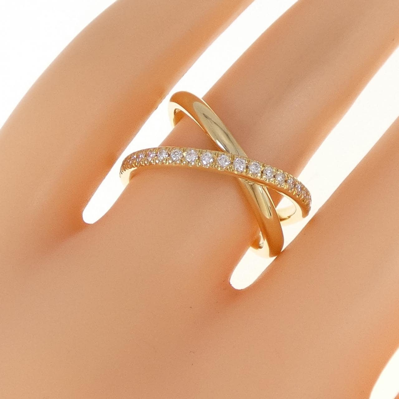 ミキモト ダイヤモンド リング 0.18CT