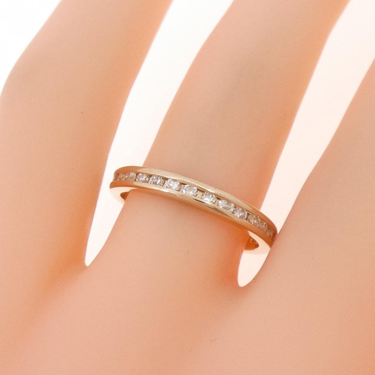 K18PG ダイヤモンド リング 0.50CT