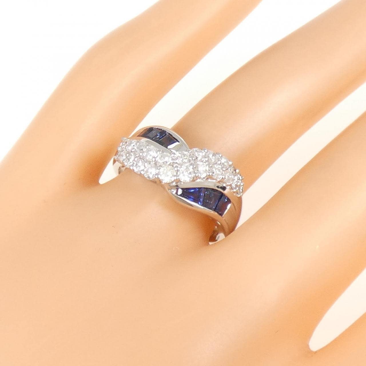 PT900 サファイヤ リング 0.63CT