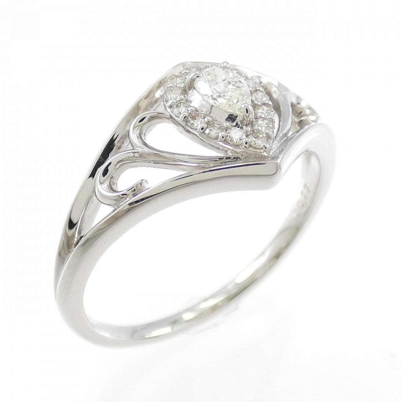 [新品] PT鑽石戒指 0.17CT