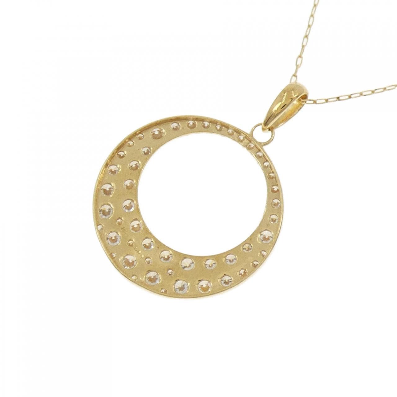 【新品】K18YG ダイヤモンド ネックレス 1.00CT