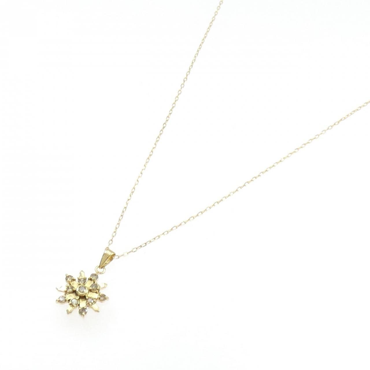 K18YG ダイヤモンド ネックレス 0.3CT