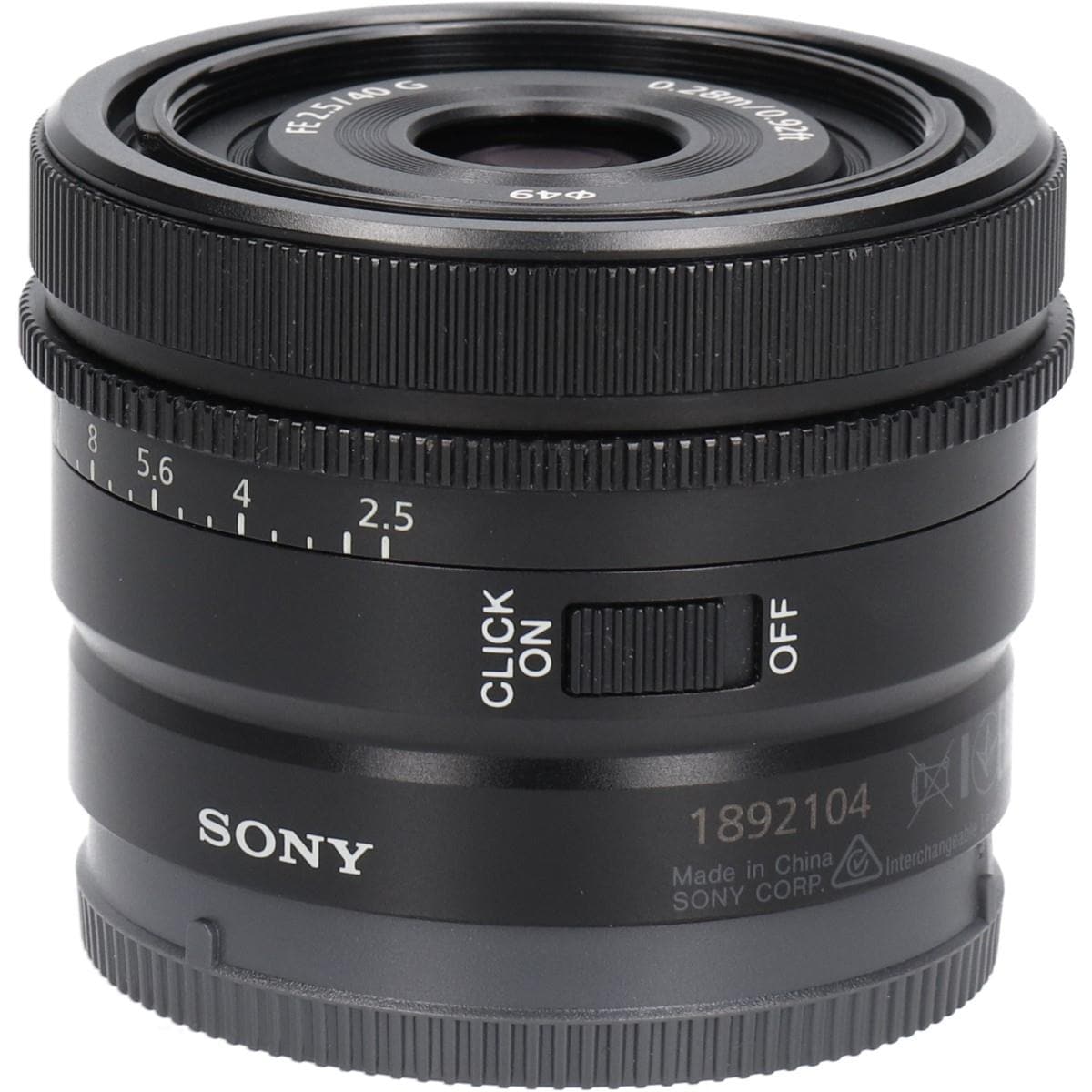 ＦＥ４０ｍｍ　Ｆ２．５Ｇ（ＳＥＬ４０Ｆ２５Ｇ）