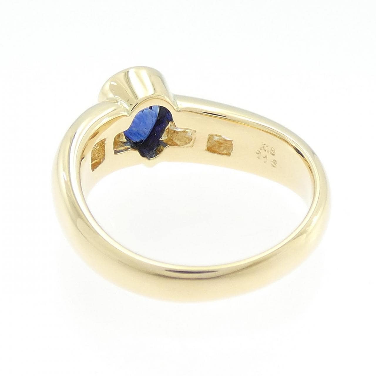 K18YG サファイヤ リング 1.13CT