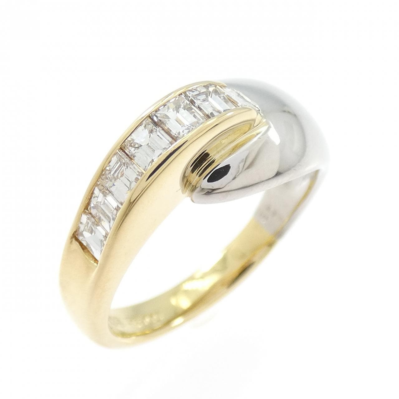 K18YG/PT900 Diamond Ring 0.50CT