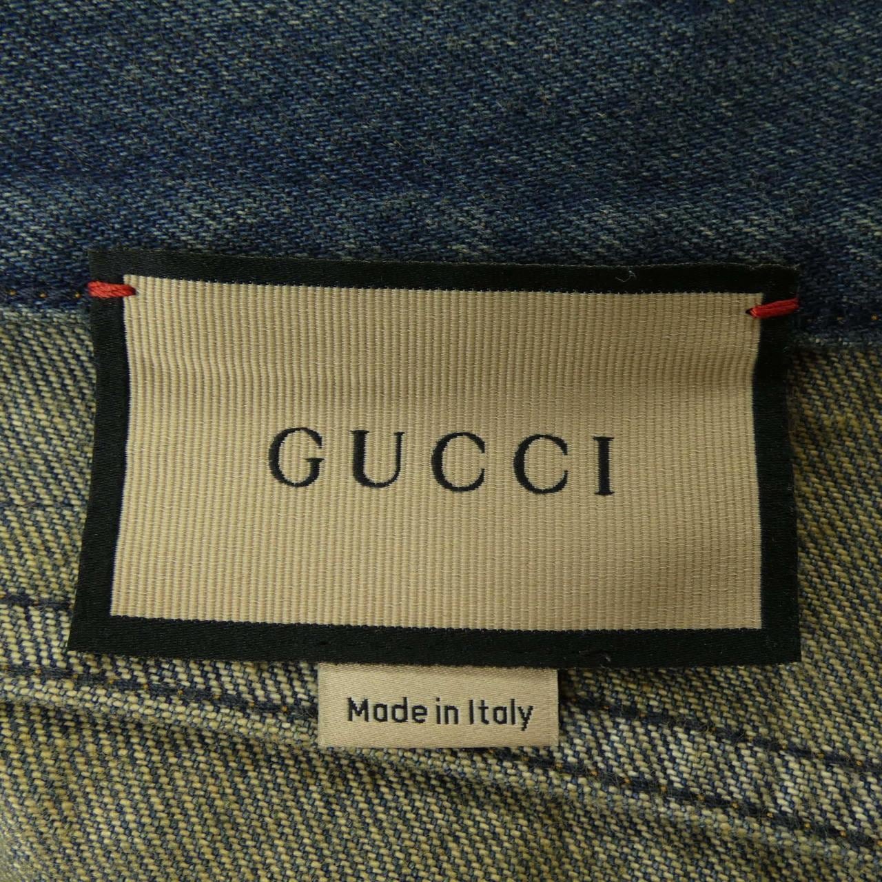 グッチ GUCCI ストレートレッグ デニムパンツ 666799 XDBQT ジーンズ