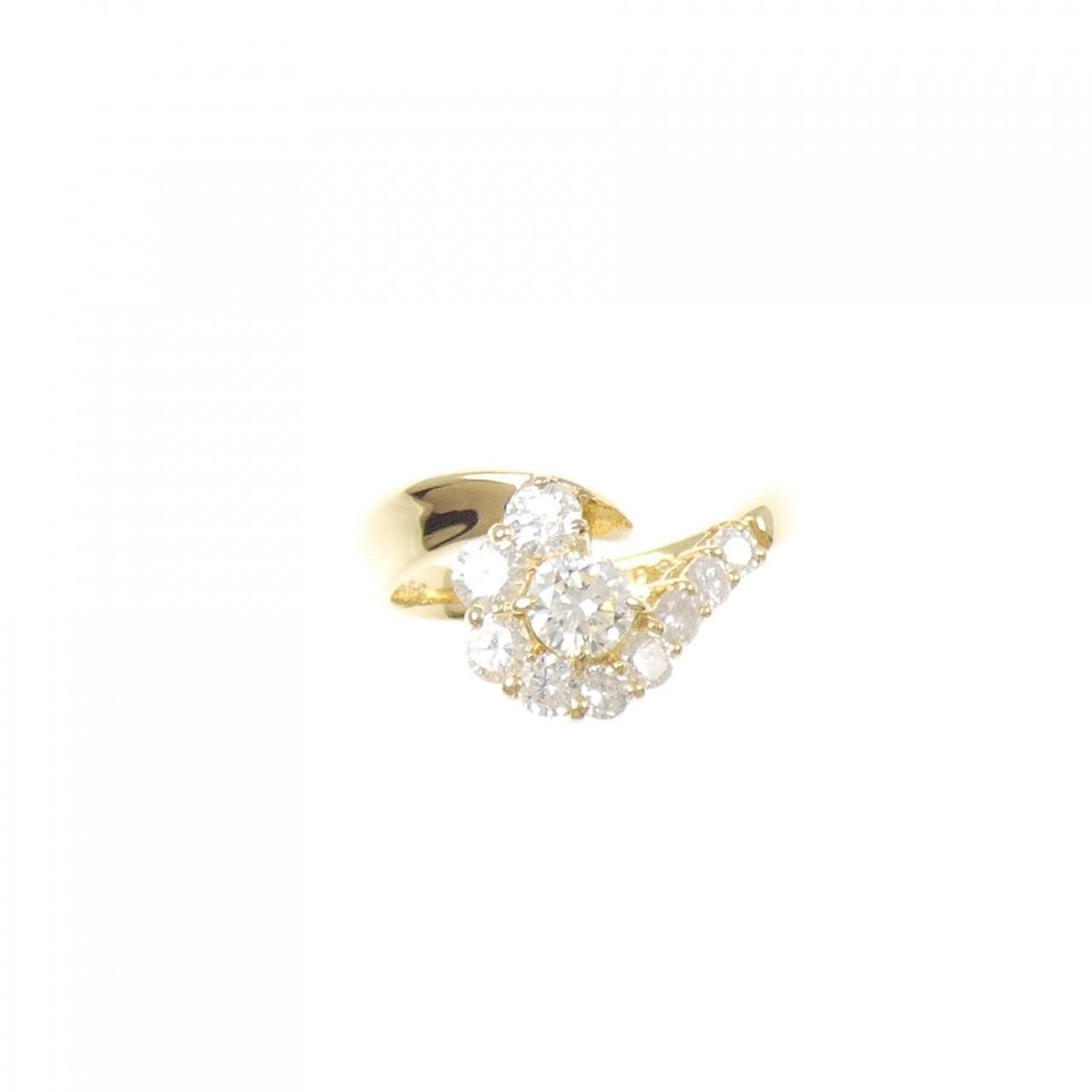 K18YG ダイヤモンド リング 0.31CT