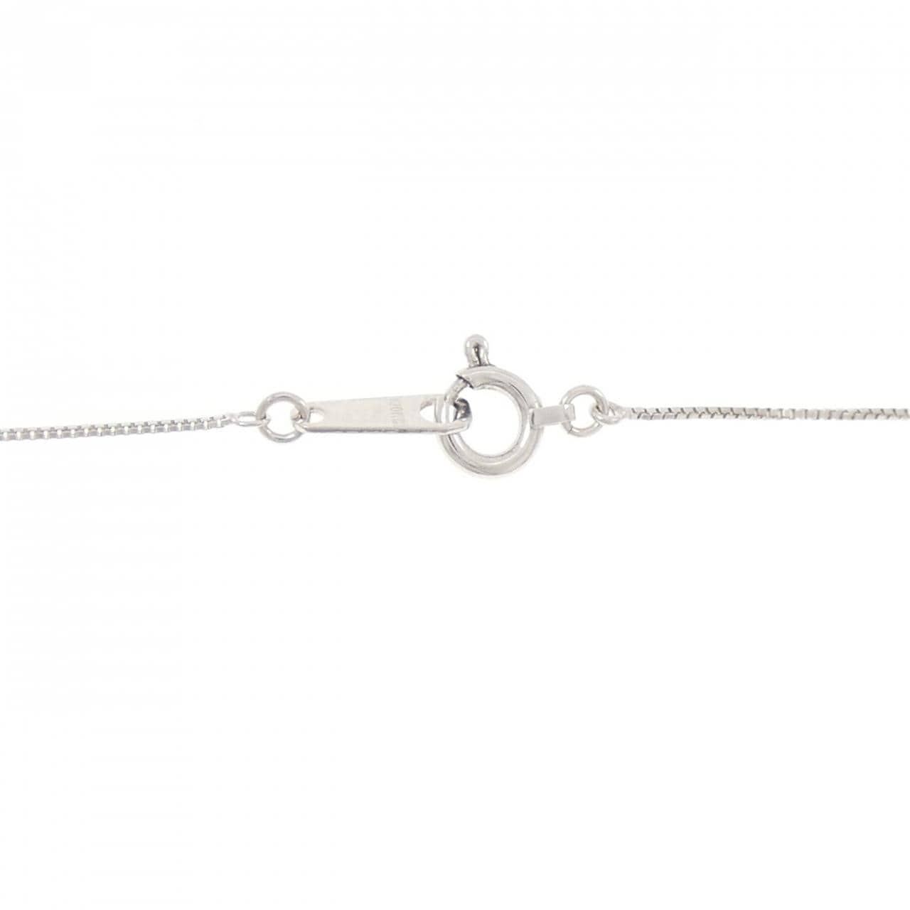 K10WG イニシャルY ダイヤモンド ネックレス 0.025CT