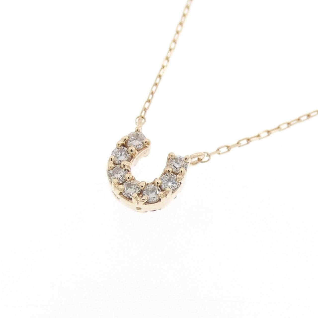 K10YG ルビー ネックレス