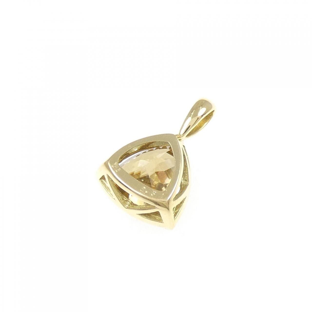 K18YG鋯石吊墜2.51CT