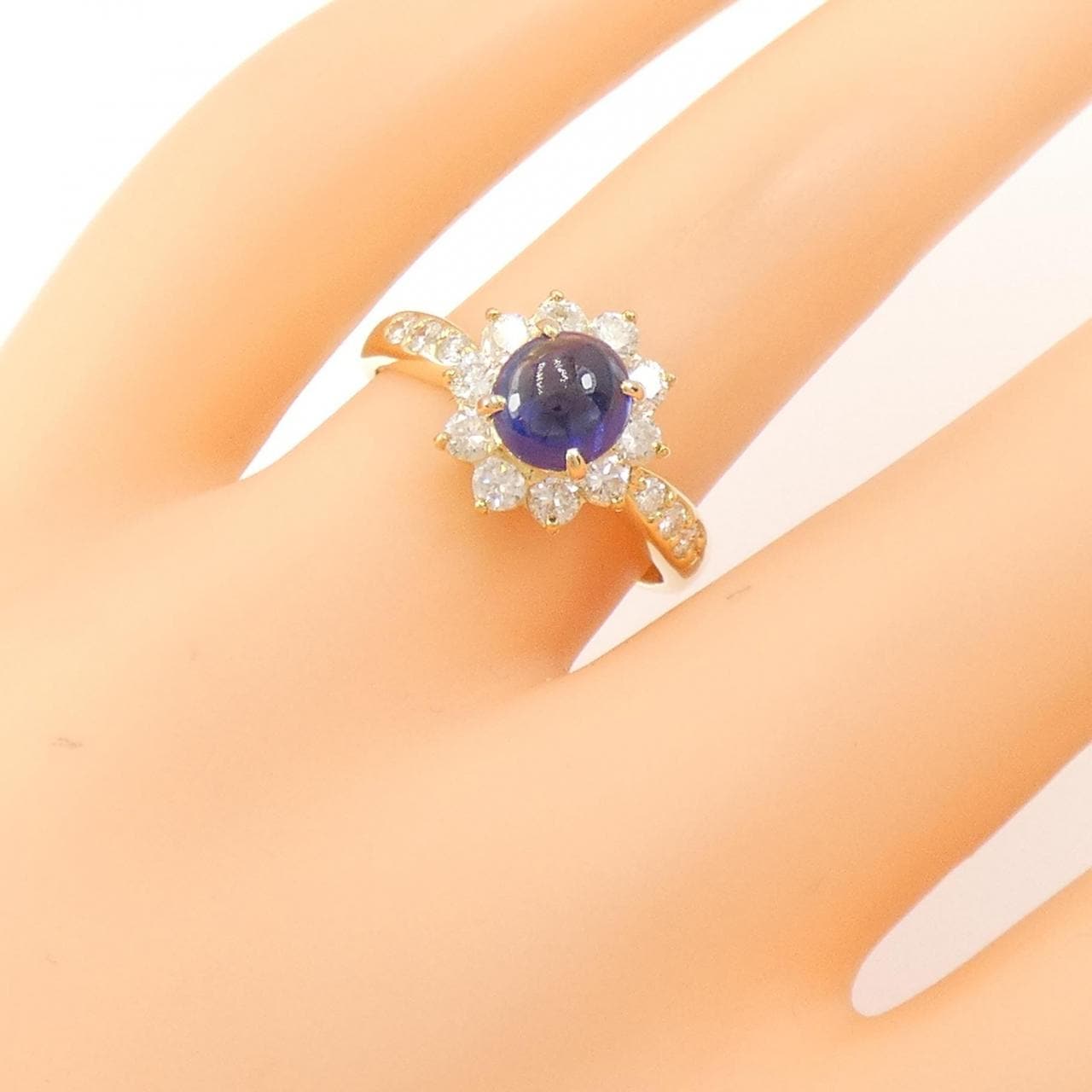 K18YG蓝宝石1.39CT