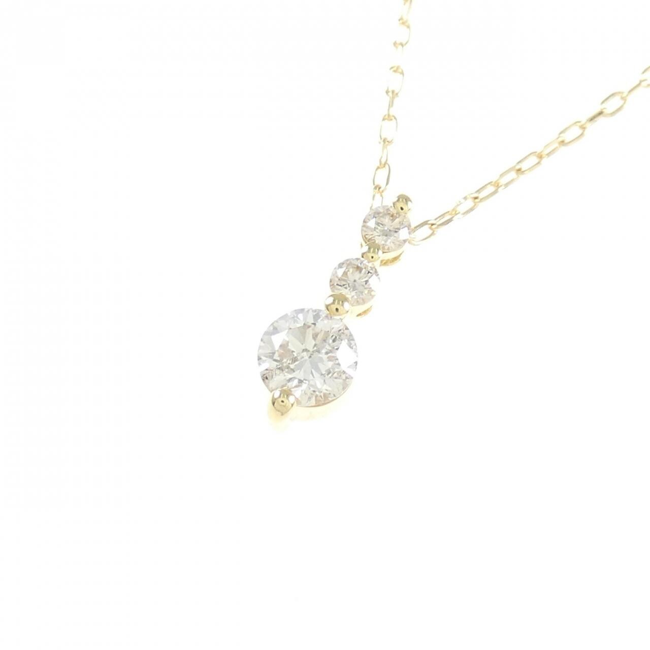 K18YG ダイヤモンド ネックレス 0.50CT