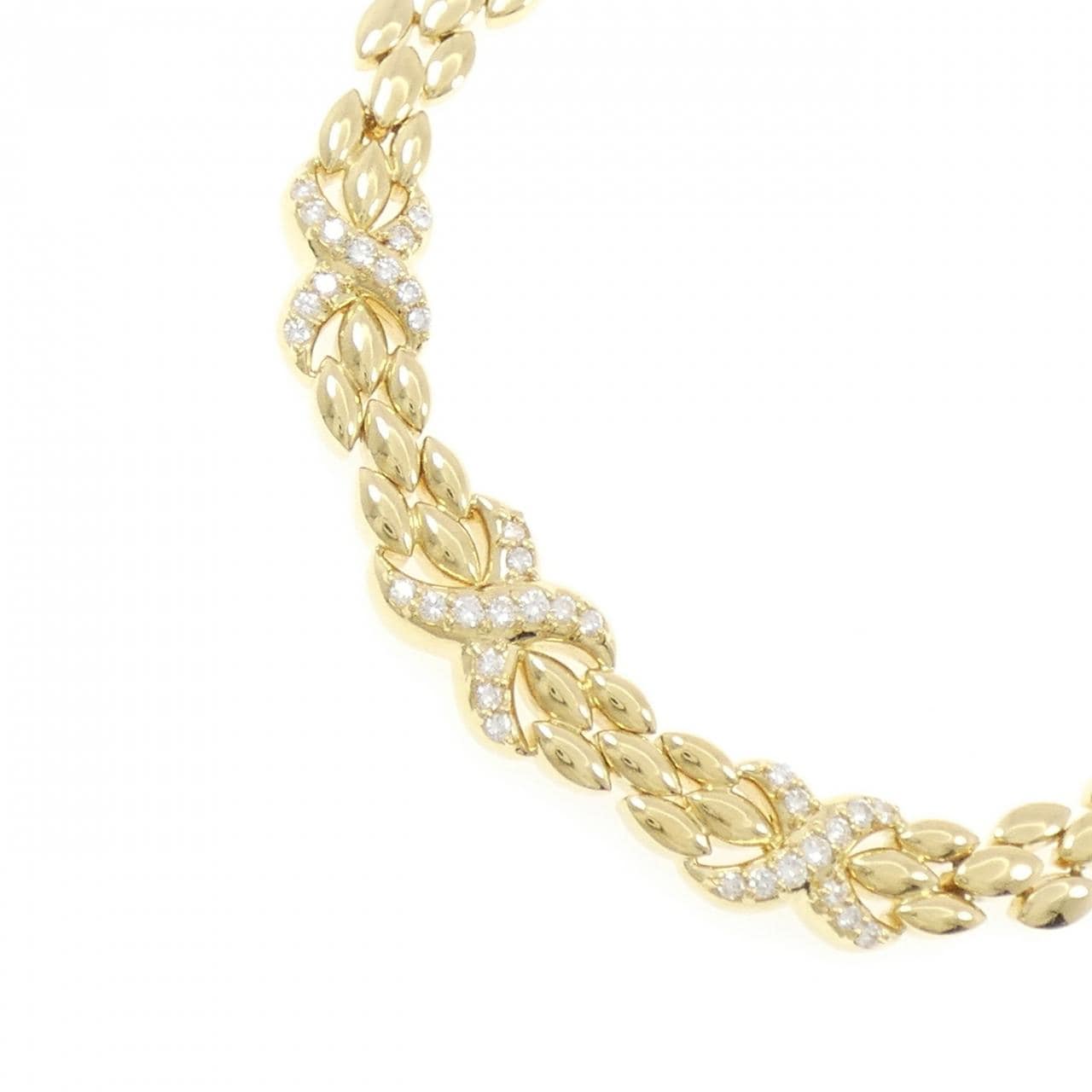 K18YG ダイヤモンド ネックレス 0.81CT