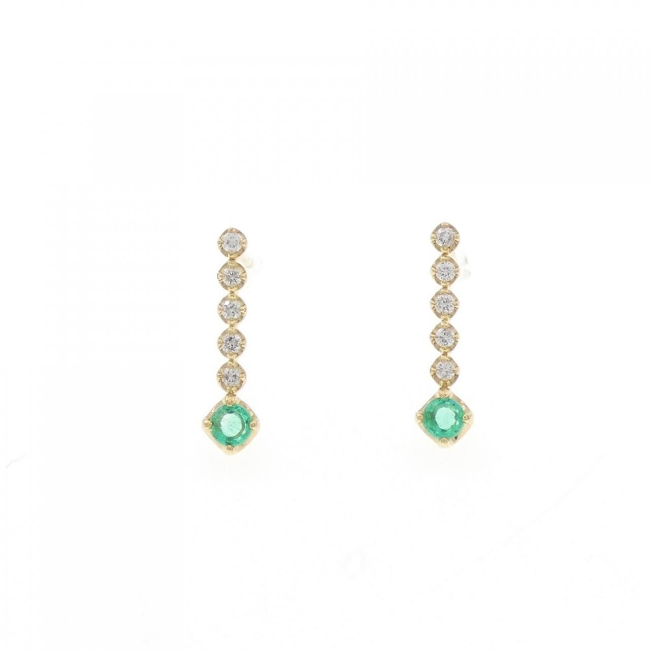 リラ エメラルド ピアス