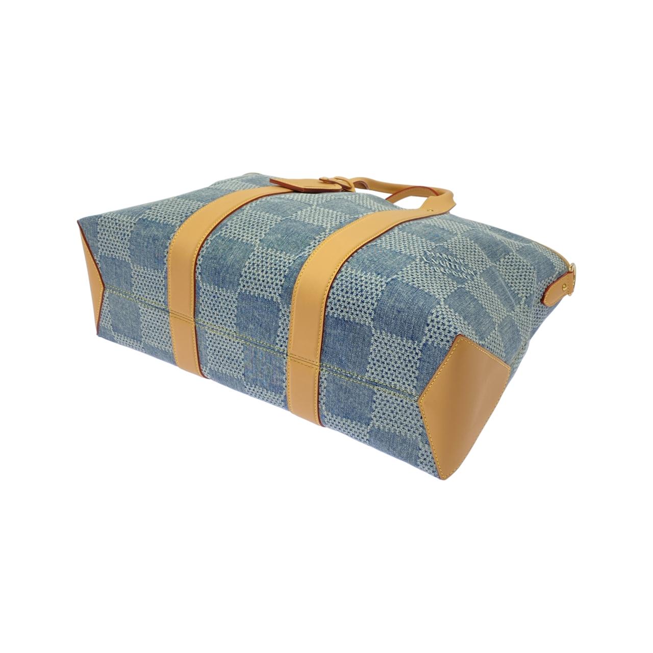 ルイヴィトン ダミエ デニム 3D ウィークエンド トート N40702 バッグ