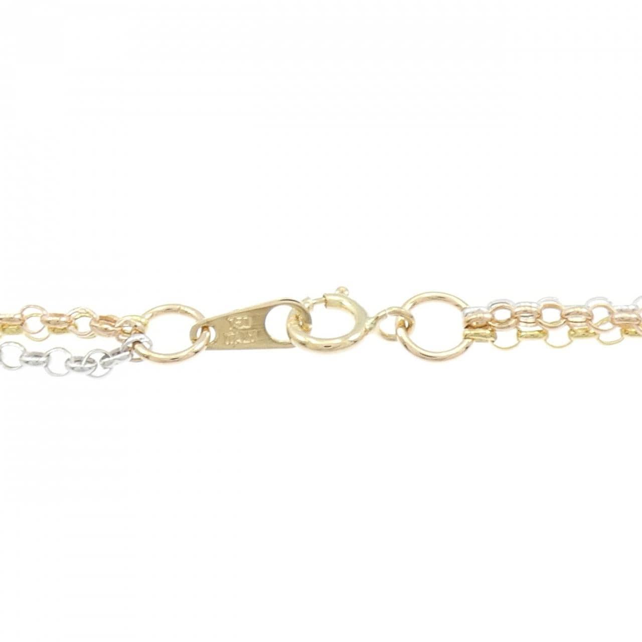 750スリーカラー ネックレス