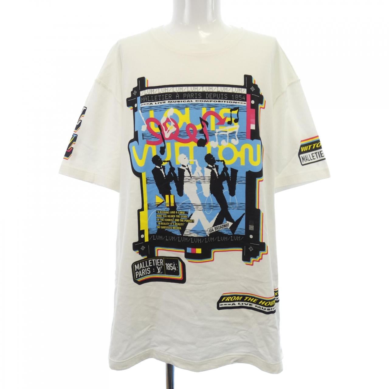 ルイヴィトン LOUIS VUITTON LVジャズフライヤーショートスリーブTシャツ HOY30WNPG Tシャツ