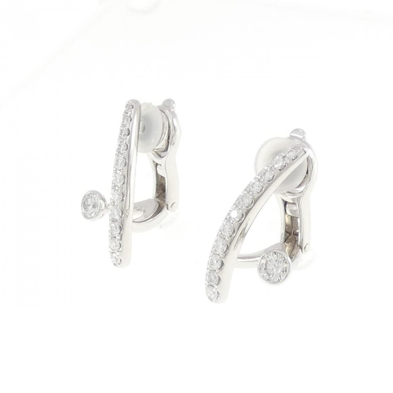 PT钻石耳夹0.62CT