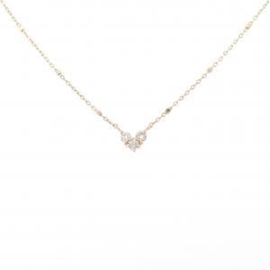 クミキョク ハート ダイヤモンド ネックレス 0.08CT