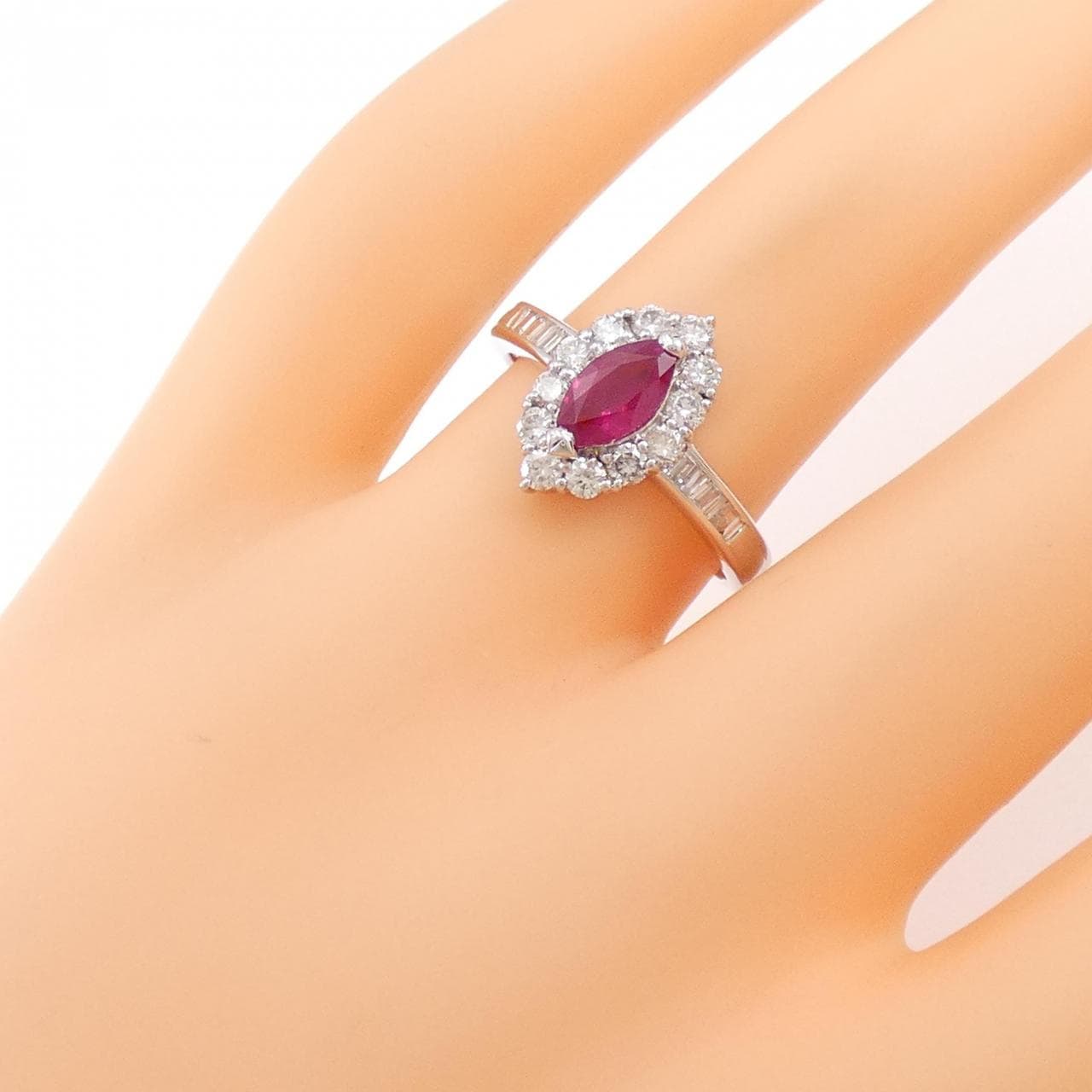 PT ルビー リング 0.61CT