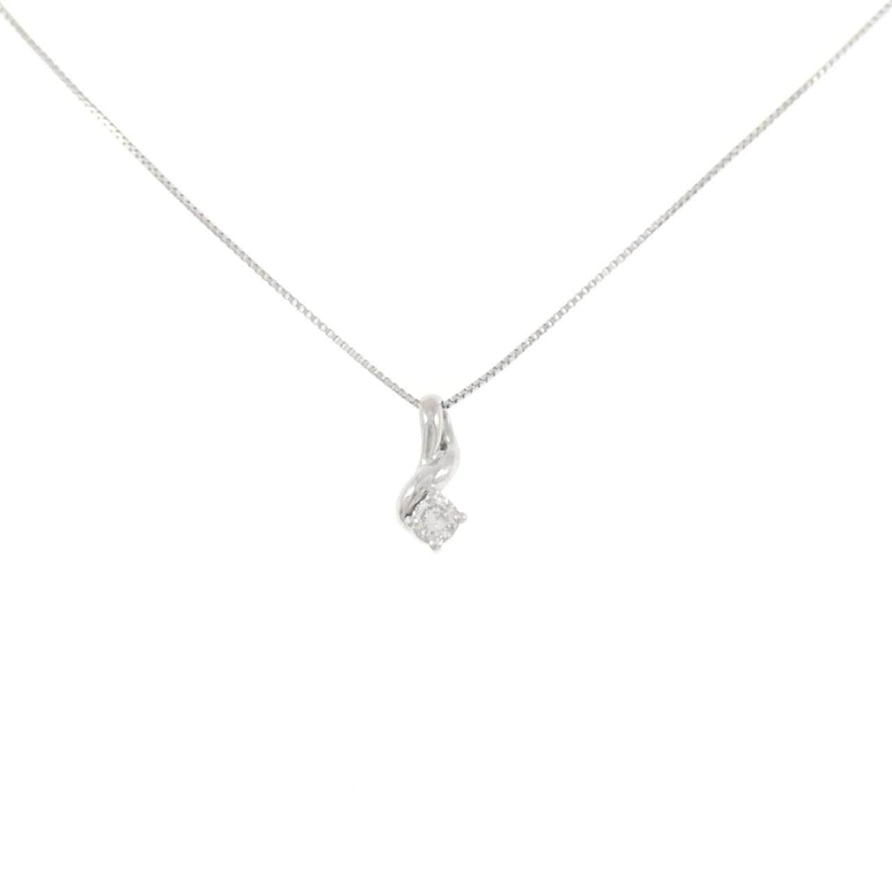 PT900/PT850 ダイヤモンド ネックレス 0.10CT