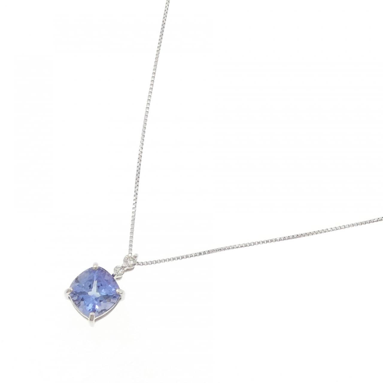 PT900/PT850 タンザナイト ネックレス 1.18CT