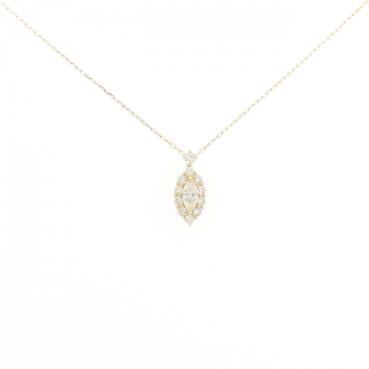 【新品】K18YG ダイヤモンド ネックレス 0.20CT