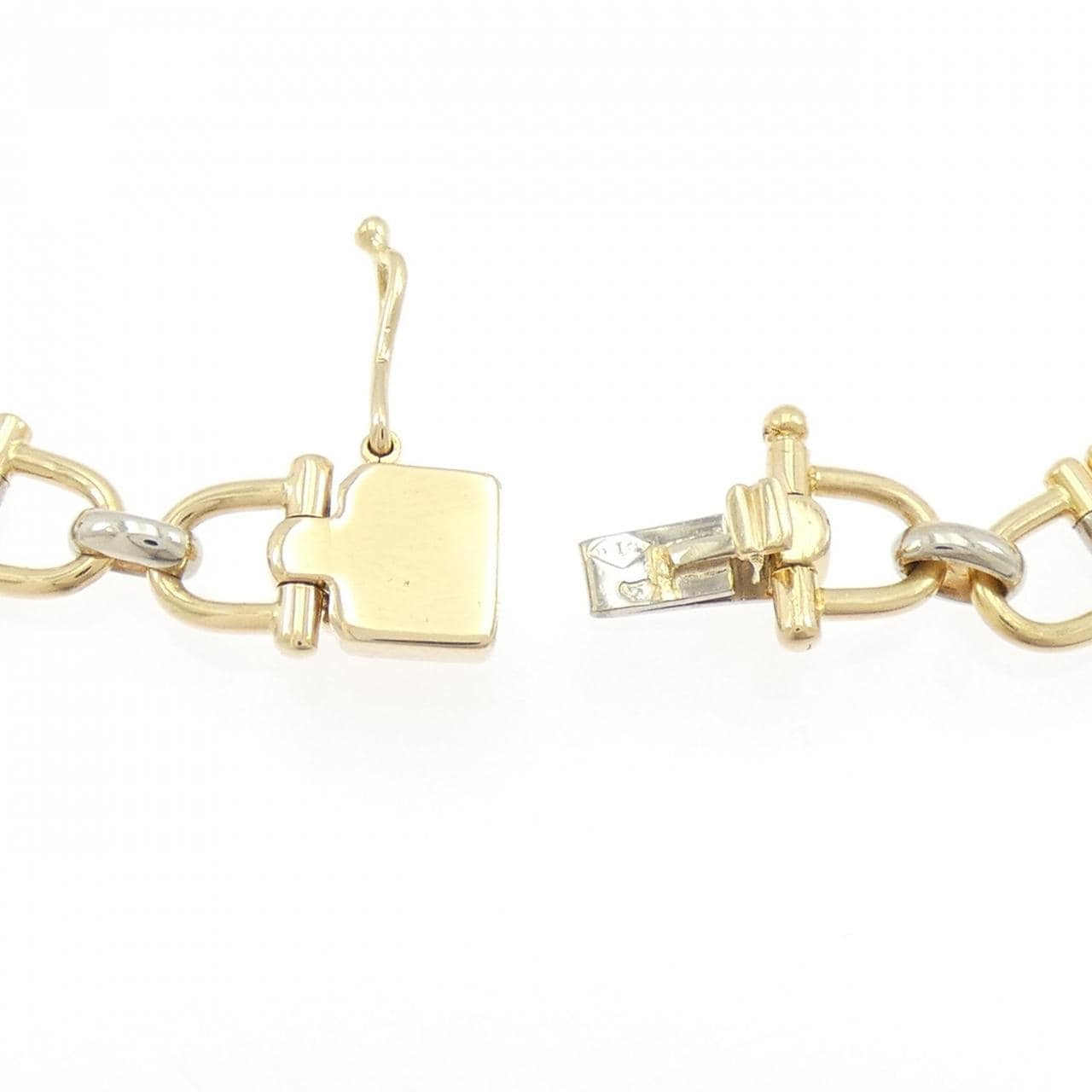 【ヴィンテージ】カルティエ 750YG/750WG ブレスレット