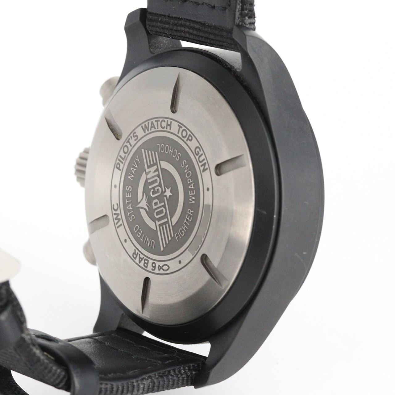 【ノーメンテナンス特価】IWC パイロットウォッチクロノグラフ トップガン IW389101 セラミック 自動巻