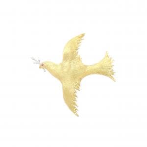 ジャンマリア ブチェラッティ ルビー ブローチ