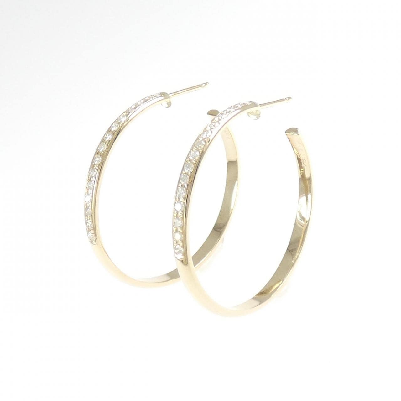 K18YG ダイヤモンド ピアス 0.48CT