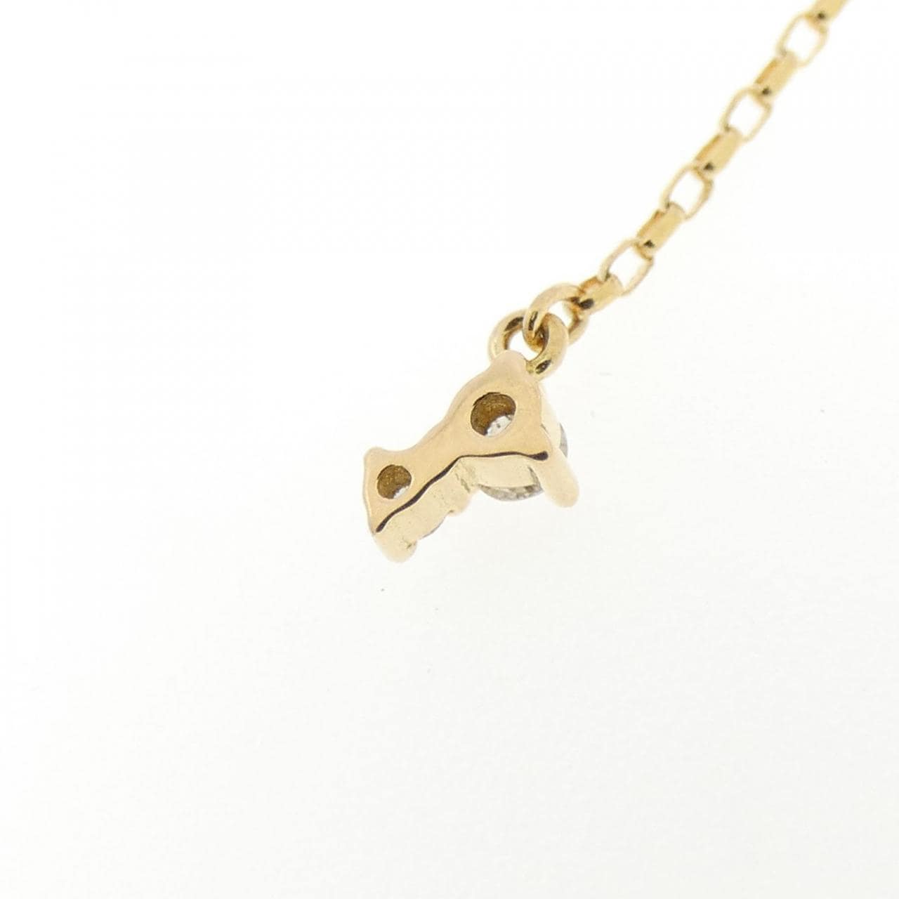K18YG ダイヤモンド ネックレス 0.12CT