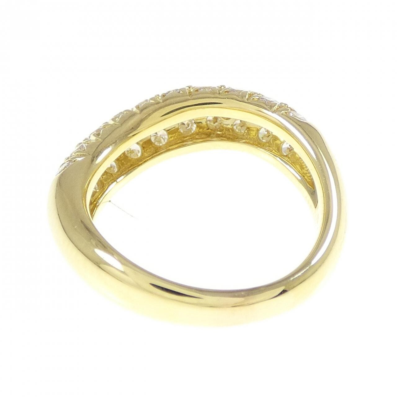 K18YG ダイヤモンド リング 0.73CT