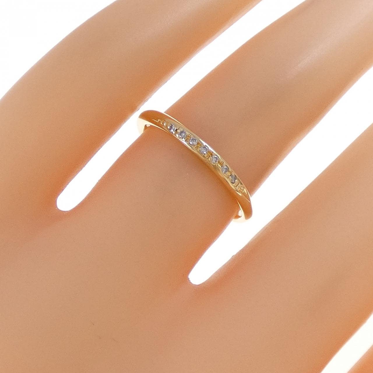 K18YG ダイヤモンド リング 0.03CT