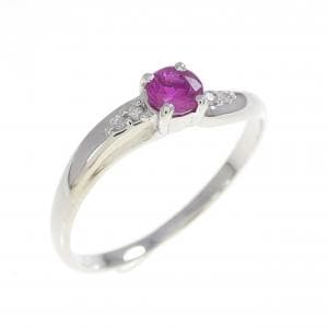 PT900 ルビー リング