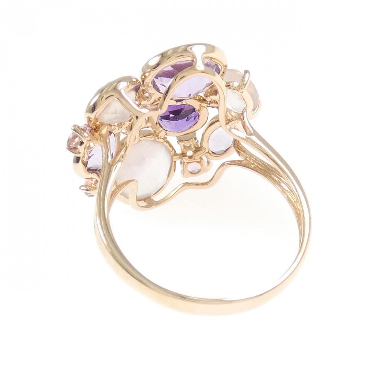 750PG カラーストーン リング