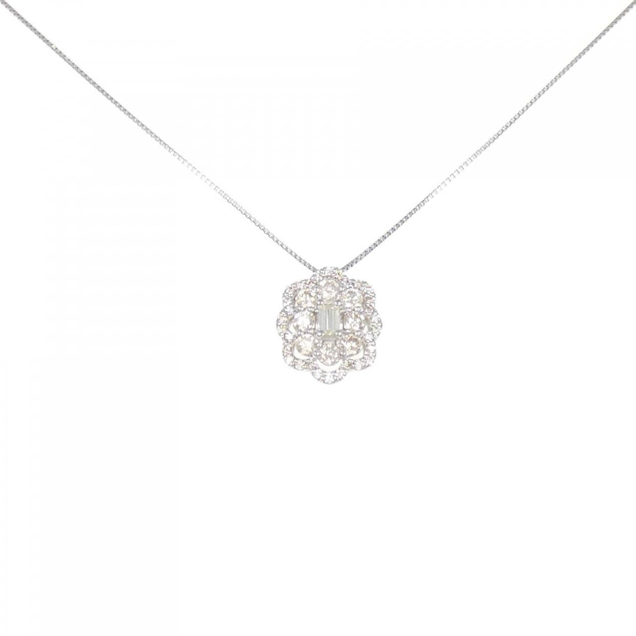 【新品】PT ダイヤモンド ネックレス 0.68CT