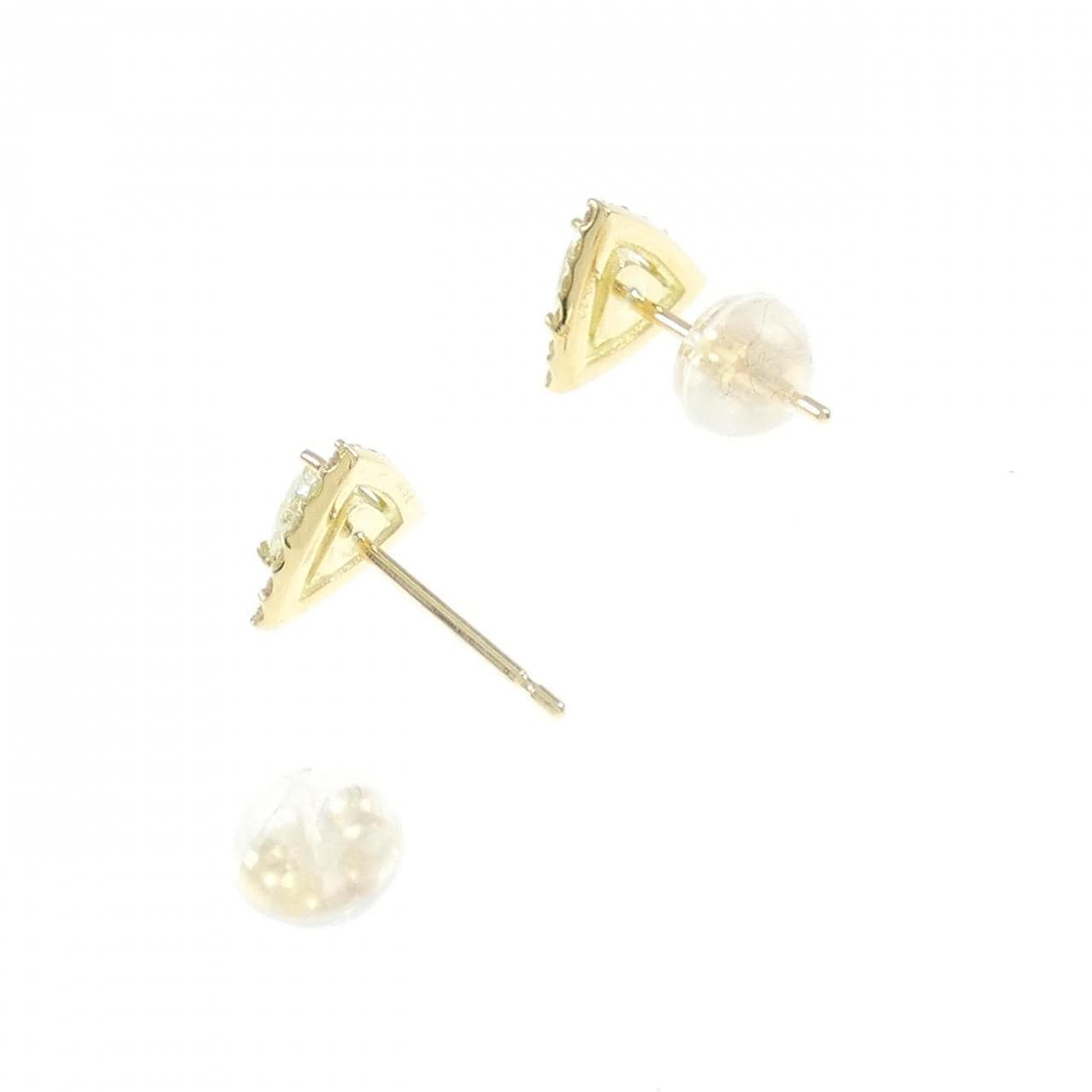 【新品】K18YG ダイヤモンド ピアス 0.60CT
