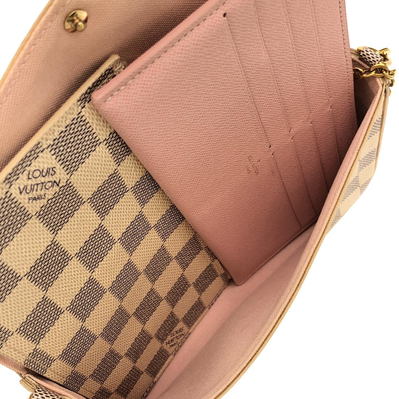 ルイヴィトン ダミエ アズール ポシェット フェリシー N63106 ショルダーバッグ